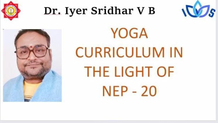 Dr. Iyer Sridhar V B (Sanskrit Teacher) of PTV English Medium secondary ...